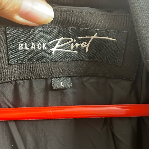 Black Rivet Polyester Jacket - Picture 8 of 8